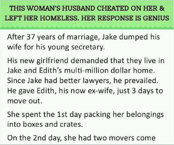 HarrryZin's tweet image. A Befitting Reply By A Wife To Her Husband Who Betrayed Him

👉bit.ly/1G0zl7z