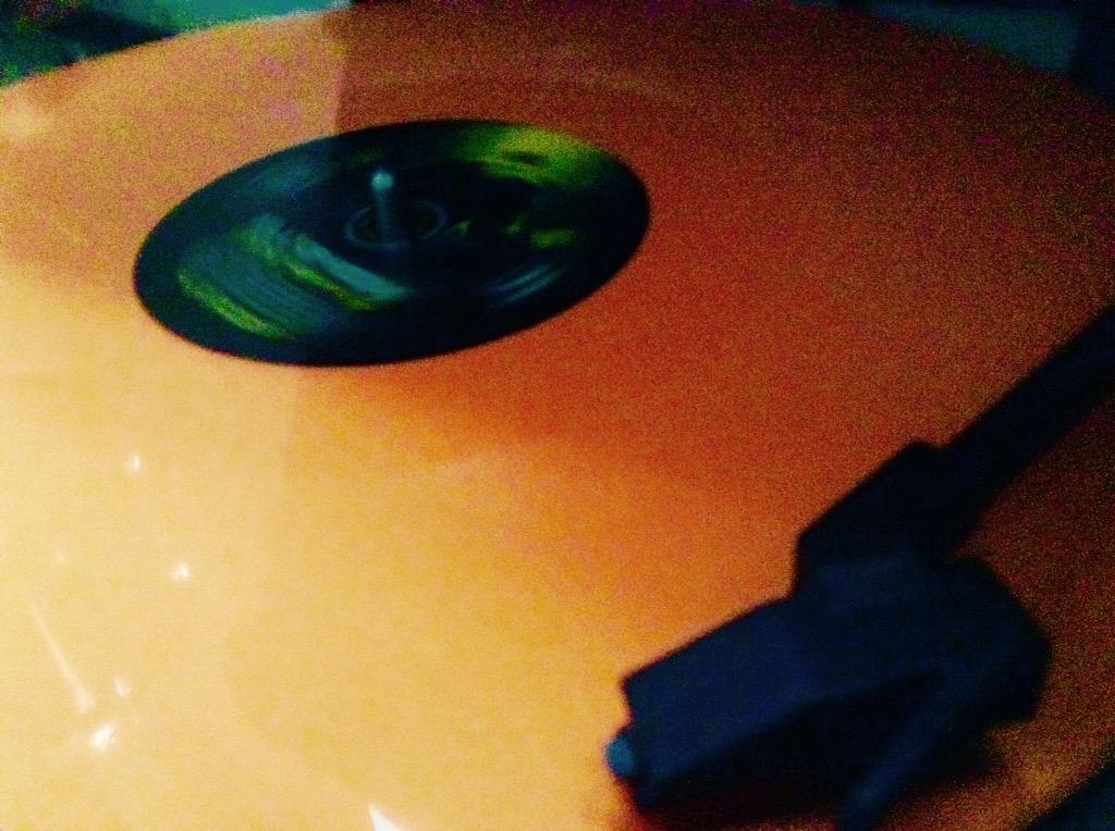 etcmc's tweet photo. @hilltophoods 
I'd say this is a better payment for gutter cleaning than some cash. DFtS Vinyl barely fits my player! http://t.co/Gv2ywtW91q