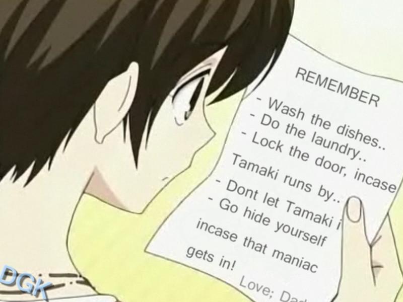 {[#OpenRP]} Haruhi looked at a note left on the table by her dad. She smiled when she heard a knock on the door "hm?"