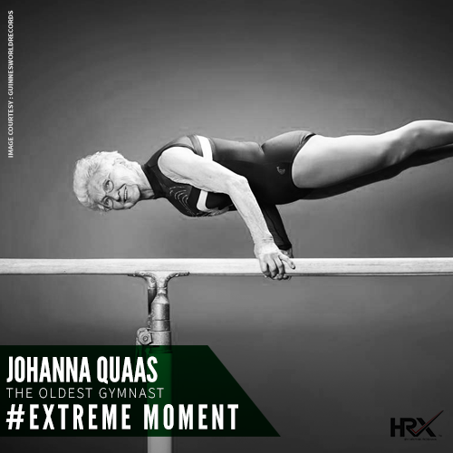 hrxbrand's tweet photo. At 86, she's the world's oldest gymnast. Watch her story here : http://t.co/EcauMQ2Ms6 #ExtremeMoment http://t.co/yYuZ0aUmym