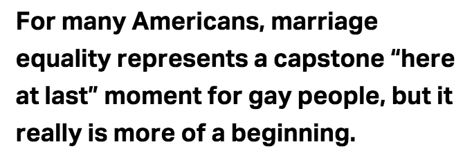 newrepublic's tweet photo. The many possible futures of Gay America: http://t.co/Xo0SChNZlJ #FutureQueer http://t.co/DLEQVimyTi