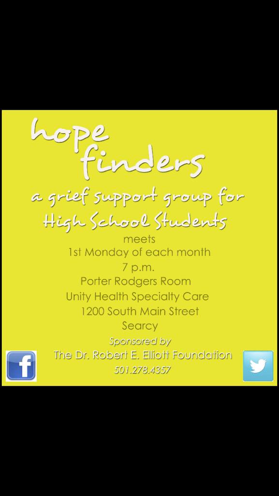 Teens! Join us! If you are grieving from the a death or from a divorce in your family this group's here for you!