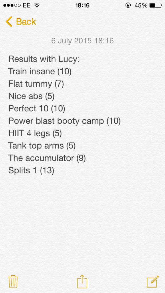 Jessica_Batt's tweet photo. The Accumulator and HIIT 4 legs puffed me out! @Resultswithlucy #shattered #butfeelinggood http://t.co/XfodkawRj8