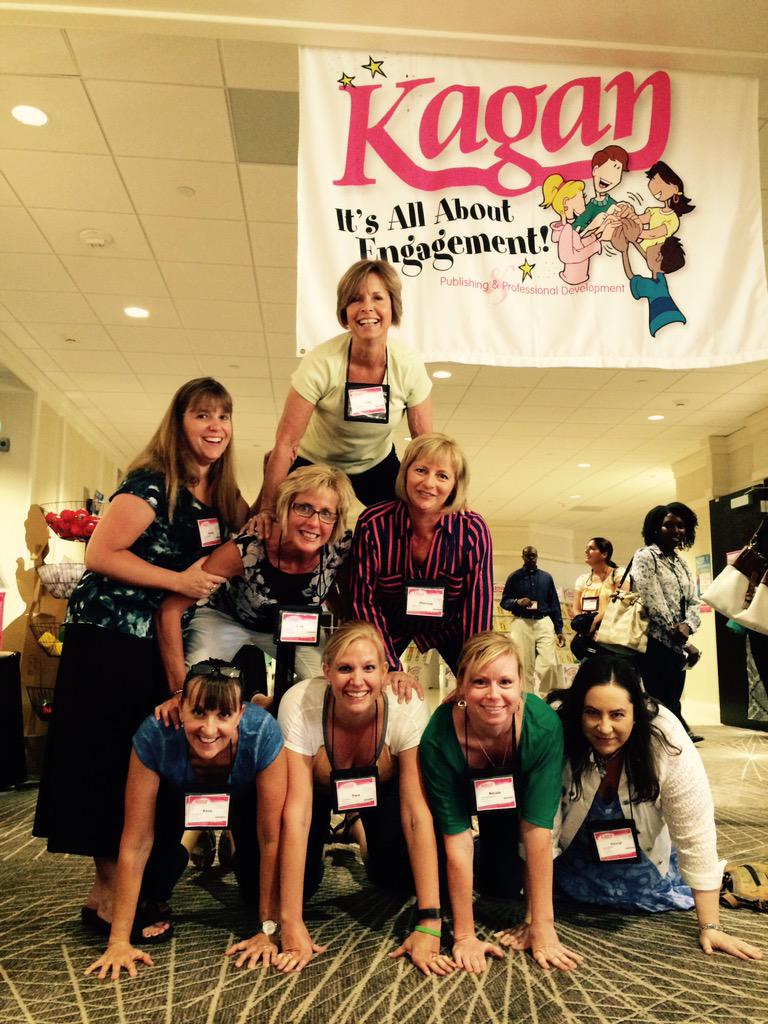 Harrison teachers @ National Kagan conference in FL!! This is some serious team building!! #harrisonpride