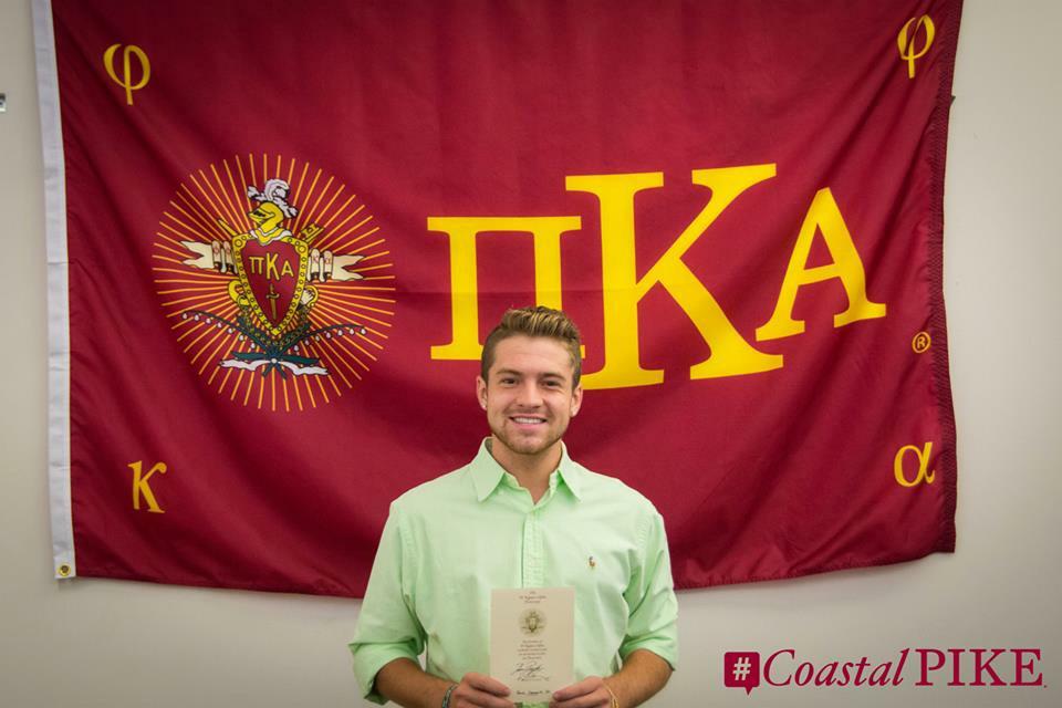 CoastalPIKE's tweet photo. Wishing a Happy Birthday to our External VP @coppola_louis! Enjoy it man! #rushPIKE #PIKEforLife #gogreek #CCU19 http://t.co/DZV3RjvGag