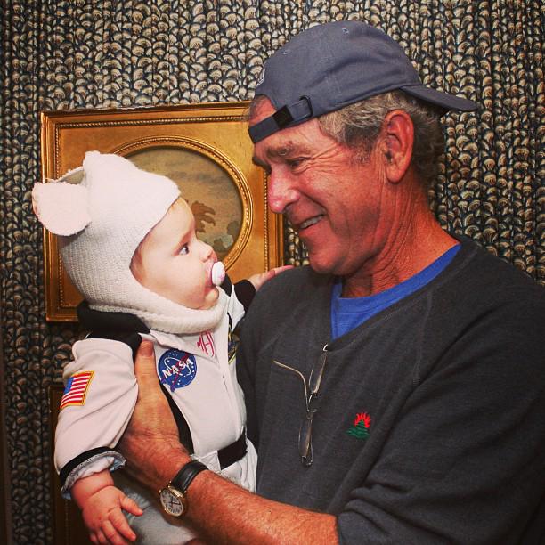   Happy Birthday President George W. Bush! (Photo via 