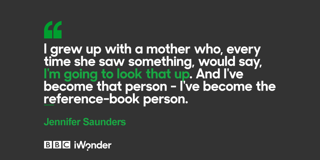 Never change, Jennifer Saunders. And a Happy Birthday to you. 