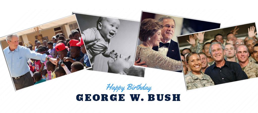 Happy Birthday to our 43rd president, George W. Bush! 