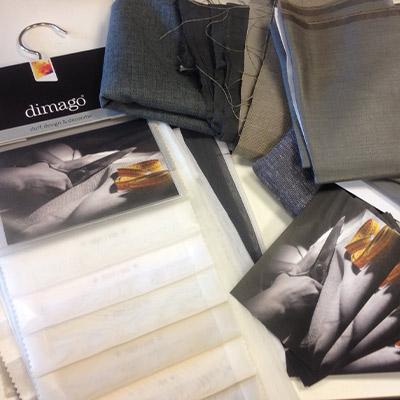 Bijna zijn de nieuwste dimago® gordijnen te bewonderen. 
Kamerhoog, dus als voordeel geen lengtenaden! #interieur