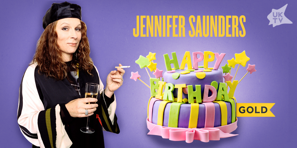 Today, we\re wishing a very happy birthday to the bonkers Jennifer Saunders. 