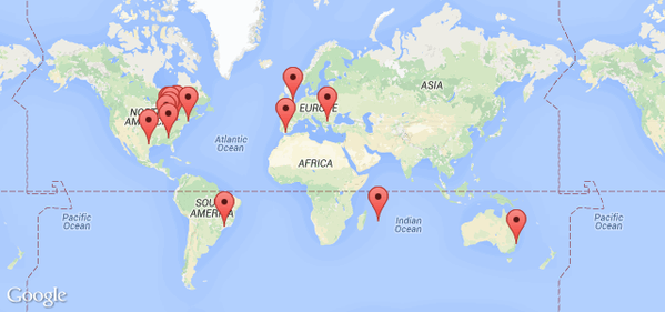 NativeScript's tweet photo. There are now #SummerOfNativeScript meetups in 7 countries on 5 continents. Join the fun! http://t.co/tJgVolNtyf http://t.co/QSIbegrK5t