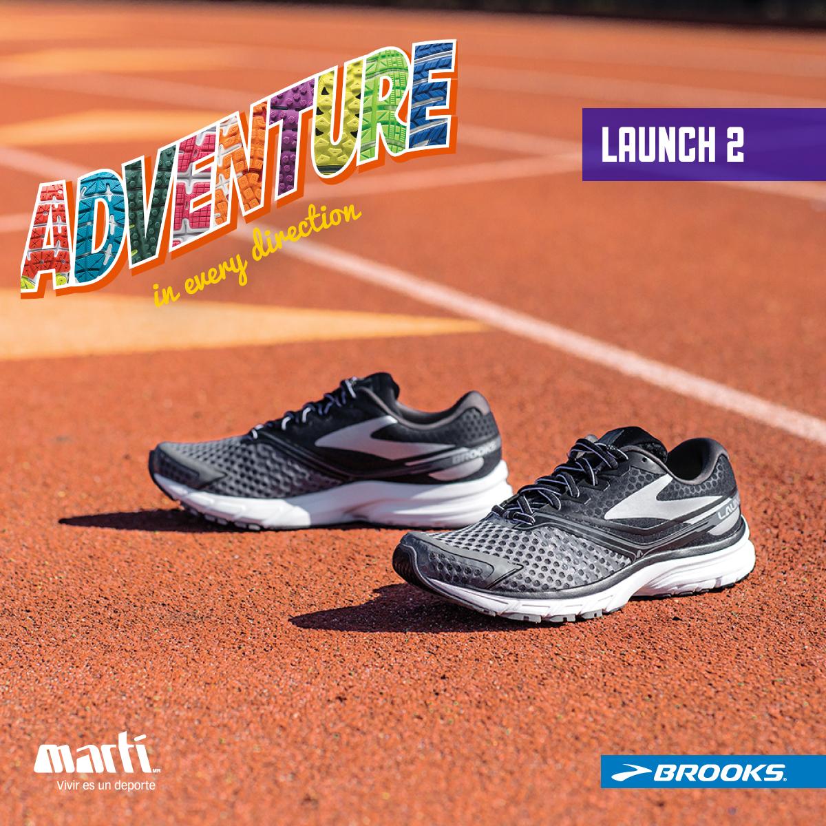 #Launch2, para corredores neutros y supinadores que prefieren los entrenamientos ligeros. #BrooksRunning #RunHappy