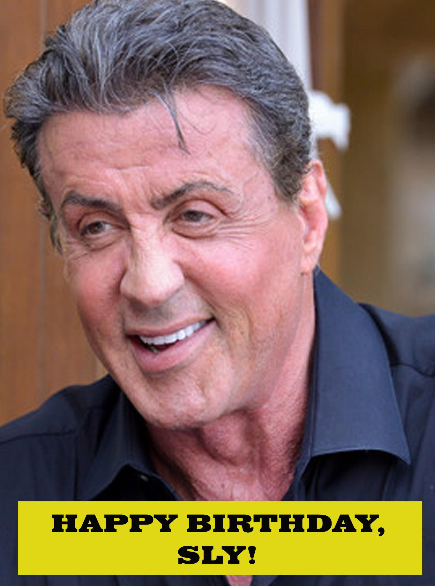 Happy Birthday to the man who brought us such iconic characters like Rocky and Rambo, Mr. Sylvester Stallone! 