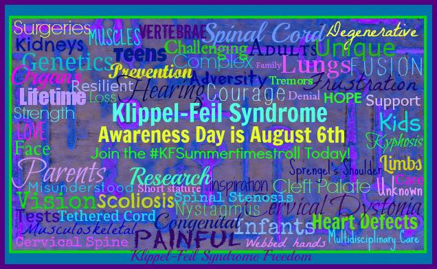 KFS_Freedom's tweet photo. Aug6th KFS Awareness Day! Join #KFSummertimeStroll & stroll near you! https://t.co/7HsWVaoH2X #Month #RareDisease http://t.co/f1IlnPfuQt
