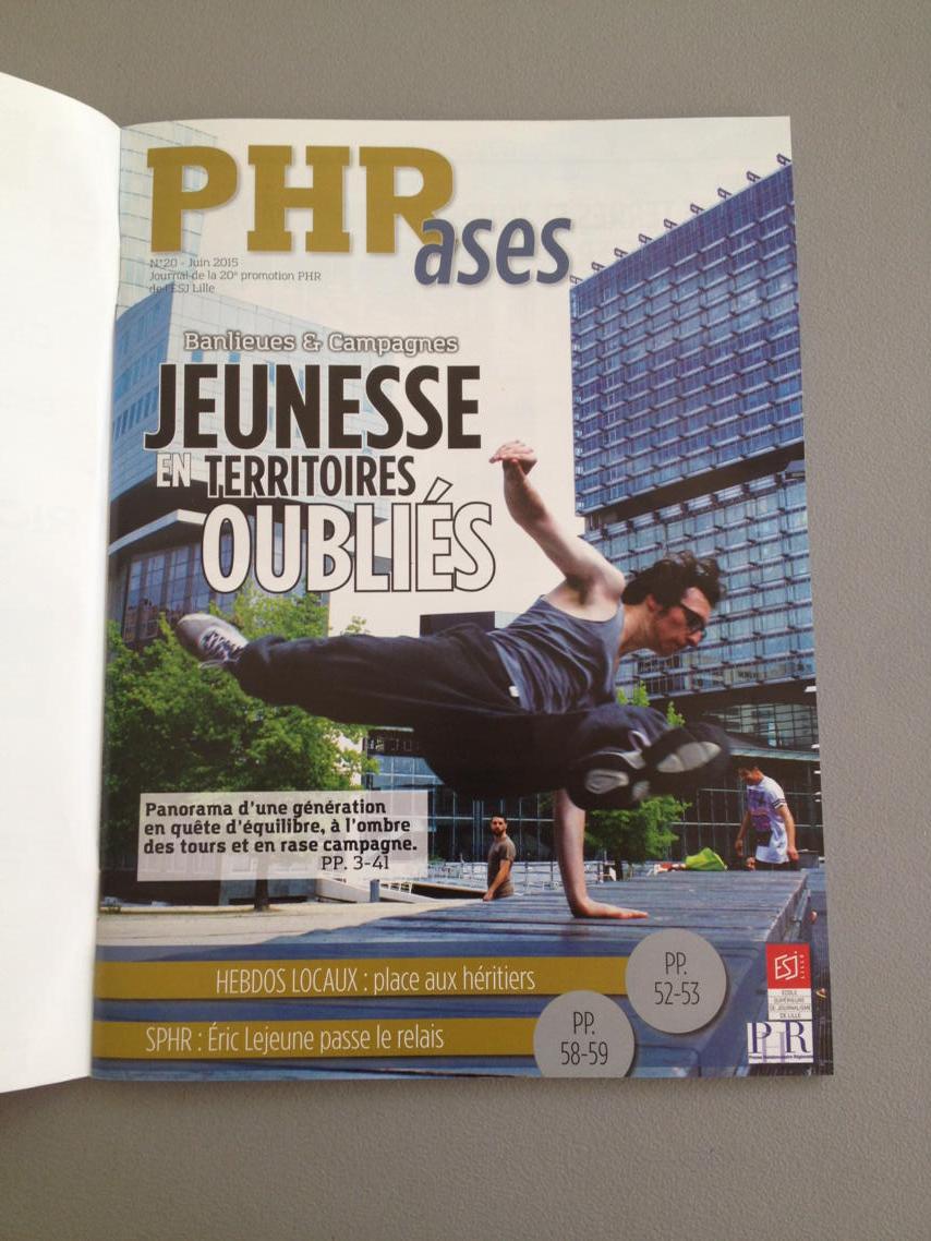lmoniez's tweet photo. Mag de fin d'année des @ESJPHR20 sorti ! Zoom sur l'actu de la #phr et Focus sur la jeunesse en territoires oubliés. http://t.co/S73kwNXn0h
