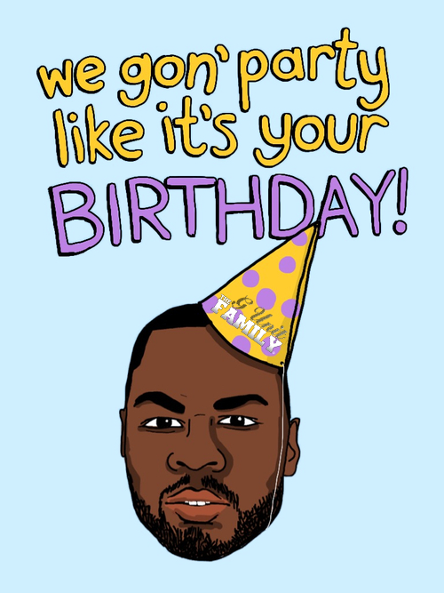Happy Birthday to who turned the big 40 today! Go Fiddy it\s your birthday.. 

 