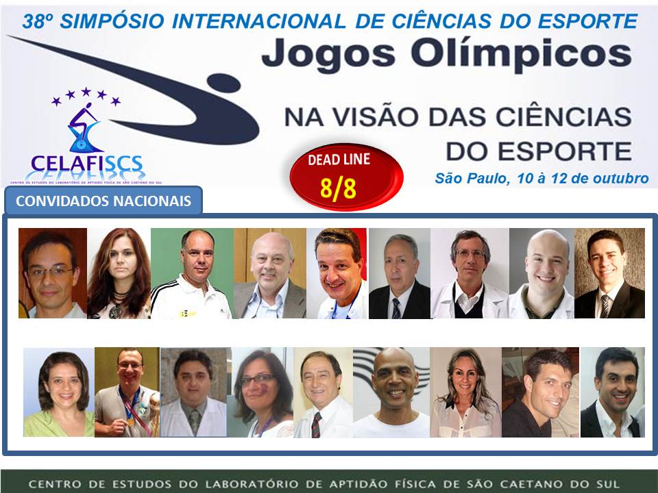CELAFISCS1's tweet photo. Organizando o 38th INTERNATIONAL SYMPOSIUM ON SPORTS SCIENCES Tema:"Jogos Olímpicos na Visão das Ciências do Esporte" http://t.co/RDQmpsZ8Vt