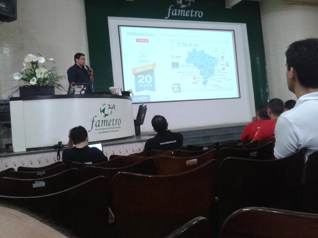 OtavionlnetO's tweet image. #20daysofJava JUG tour Brazil...
It was awesome! Thanks @java_ce @rponte @brunoborges @steveonjava @triadworks