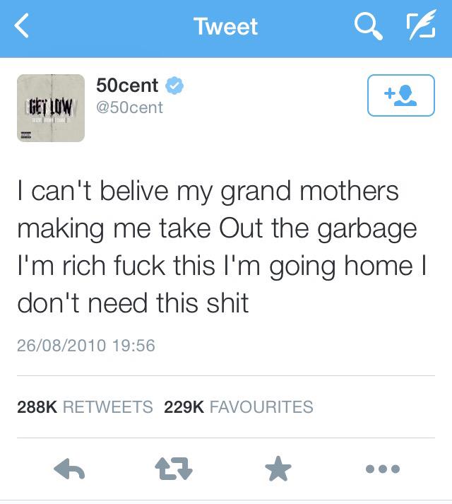Happy birthday 50 Cent, and thank you for one of the greatest messages ever... 