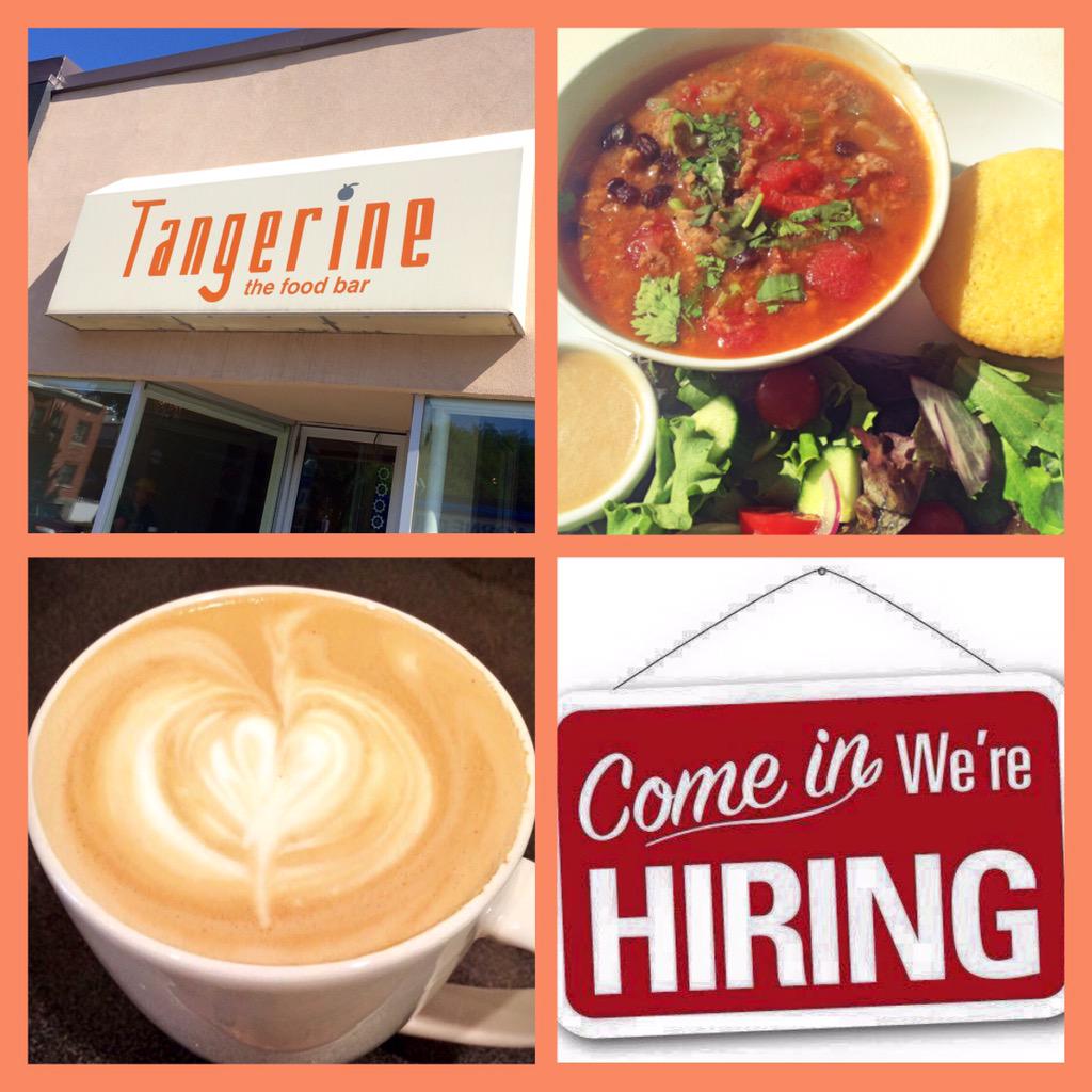 Pls RT! We're hiring FRONT STAFF/BARISTAS! Send your resume &amp; availability to info@tangerineregina.ca or pop by #yqr