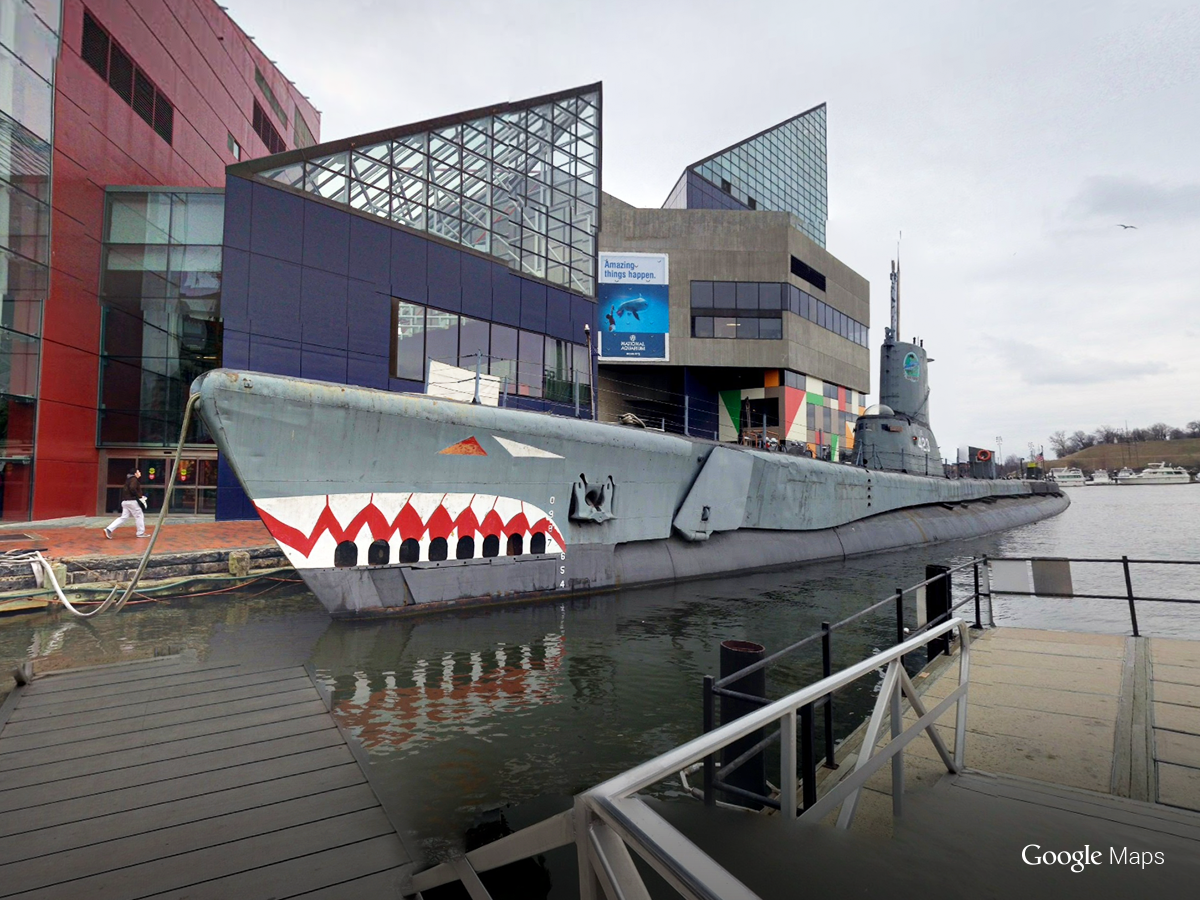 googlemaps's tweet photo. The USS Torsk has been celebrating #SharkWeek since 1944. http://t.co/r8a9IiBC3n http://t.co/Jp1Dn1MivD