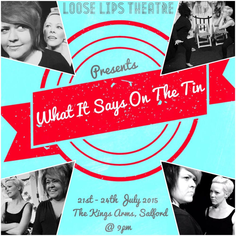 LooseLipsThtre's tweet photo. Not long to go now! Come and join the girls for a night of laughter, 21st - 24th July 2015 @kingssalford @GMFringe http://t.co/Hujp6oxVlQ