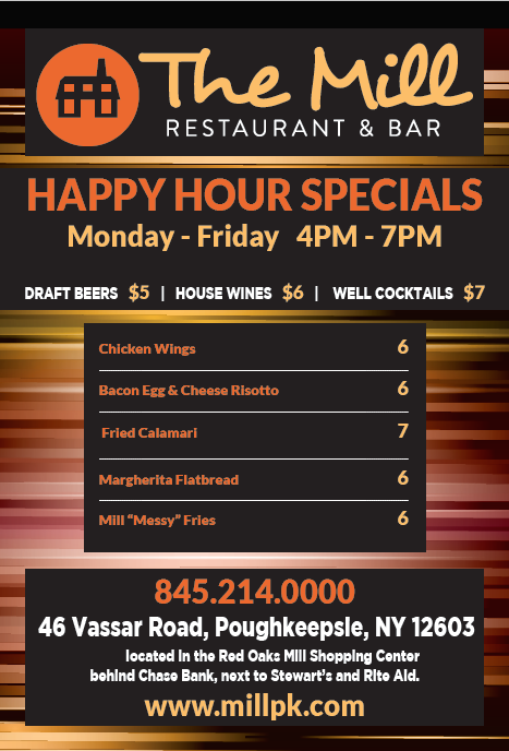 TheMill46's tweet photo. Join us for great #happyhour specials! Mon-Fri 4-7pm, bring your friends/coworkers for some great #food &amp; #drinks! http://t.co/3OokxLoUcm