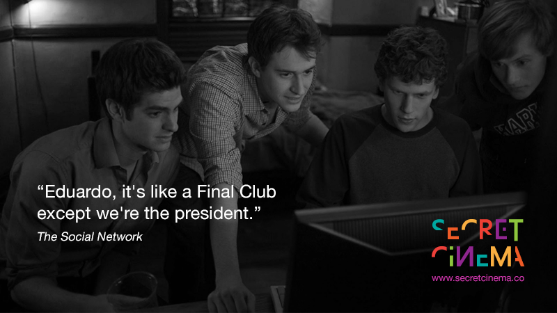 "Eduardo, it's like a Final Club except we're the president." - #TheSocialNetwork #Film #SCCT