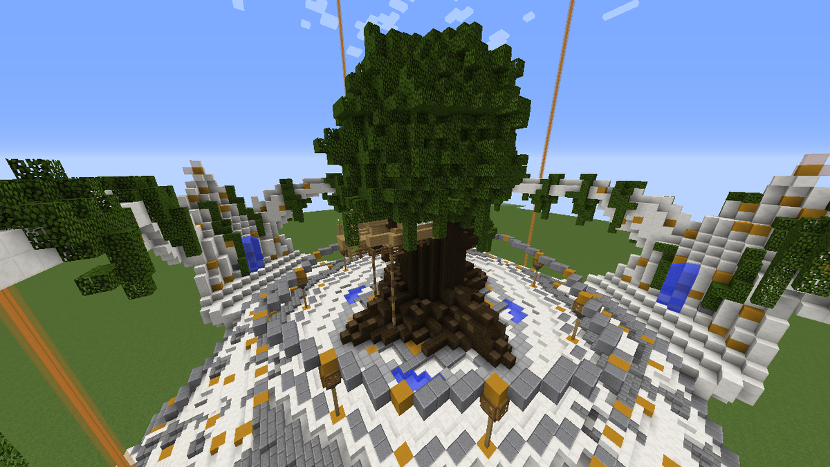 Ahrimete's tweet photo. Made by #PDT et #LaPerruche 😜 @Avatario_YT #Minecraft #ConstructionMinecraft http://t.co/Q34zyNr1xF