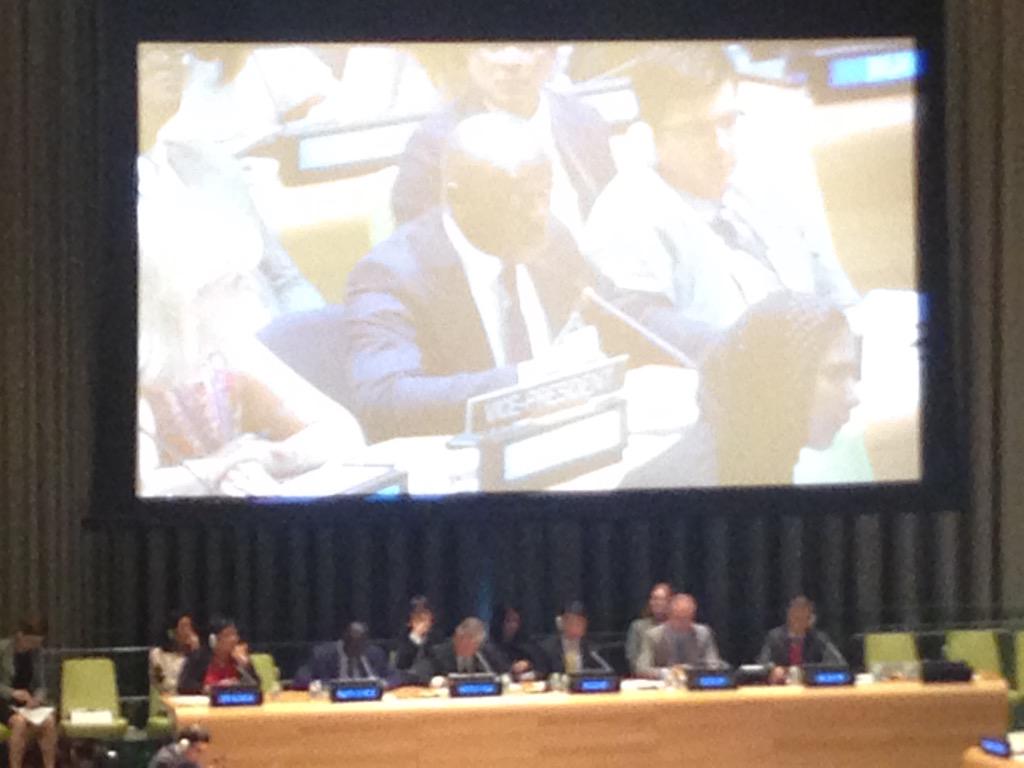 'Sustainable development can only succeed with the #inclusion of the people involved.'- #CotedIvoire #HLPF2015