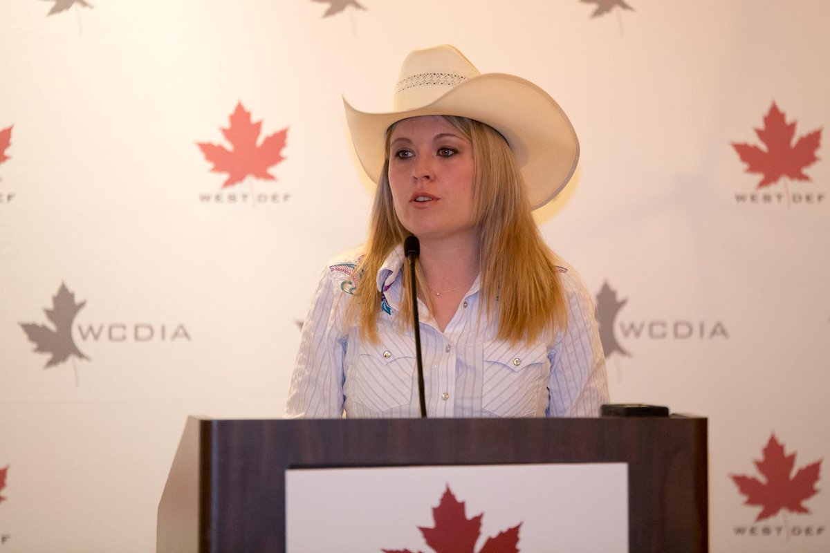 Westdef1's tweet photo. @MichelleRempel making the support announcement http://t.co/31qqfFm38B at #WestDef2015 #thewestmeansbusiness http://t.co/4eBSaqX1ca