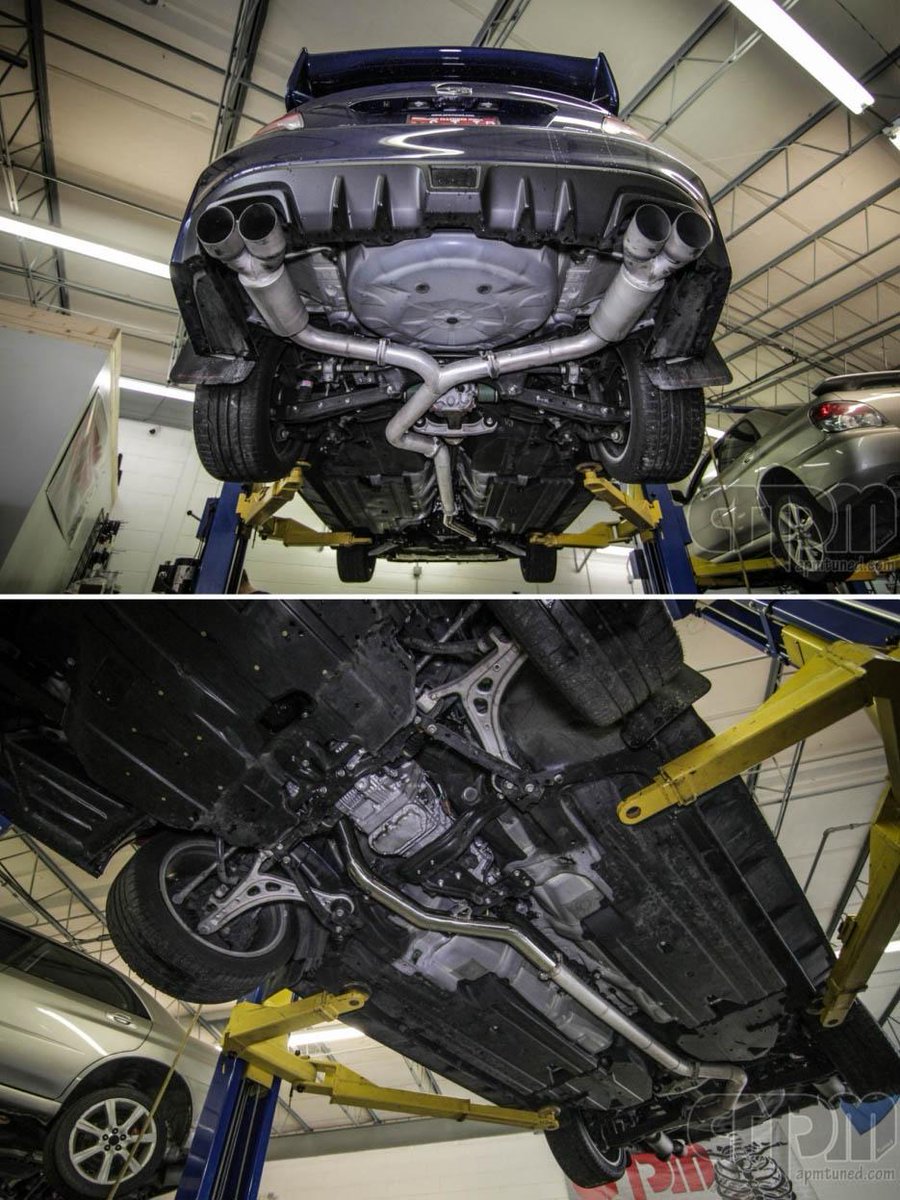 APMTuned's tweet image. 2015 Subaru STi hungry for more... 

Our Aluminum Quad Tip Cat-back has been installed for over half a year...