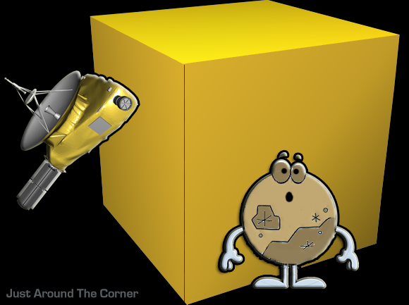 skysafariastro's tweet image. Just around the corner! #PlutoFlyby #NewHorizons #Pluto