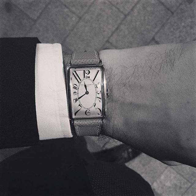 Hodinkee's tweet image. Dinner at the Louvre in a very, very old Patek. ift.tt/1HIXAwB