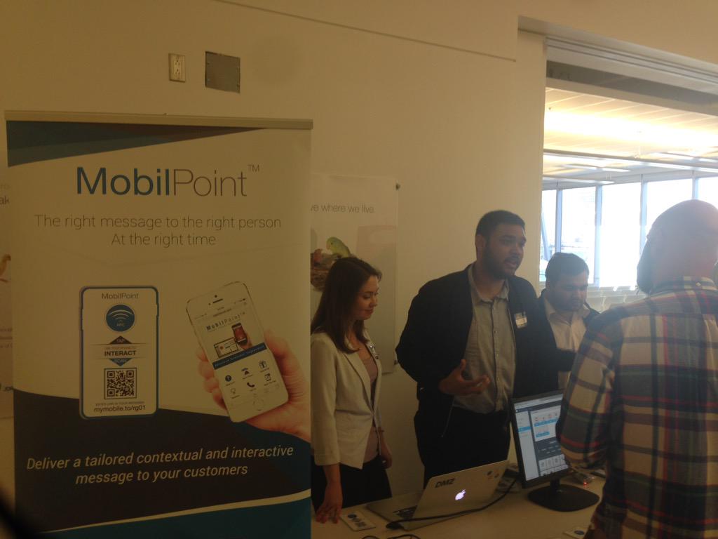 RadiantGroup's tweet image. The RadiantGroup team talking about #mobilpoint technology at #TechTo @RyersonDMZ @TechTorontoOrg