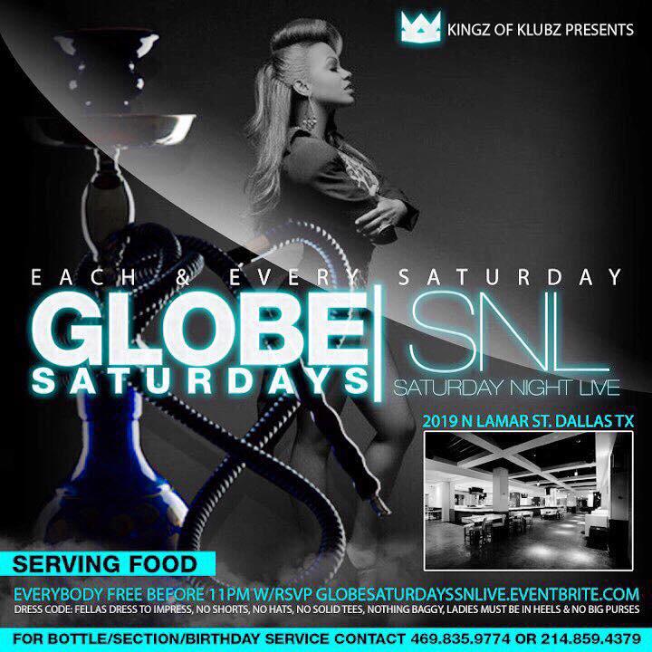 DSlimTheMC's tweet photo. 👉🏾 #GlobeSaturdays 

Come party wit me this Saturday night!
@iamdjbubba  x @ThereGo_Avion in da mix 🎶

•2019 N LAMAR http://t.co/xKIIFZpDON