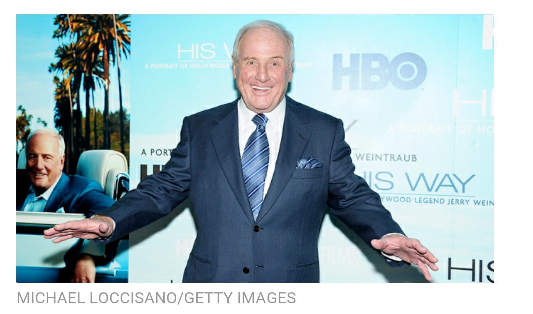 Wow RIP #jerryweintraub you produced some great films!! People were very lucky to have you #RIP