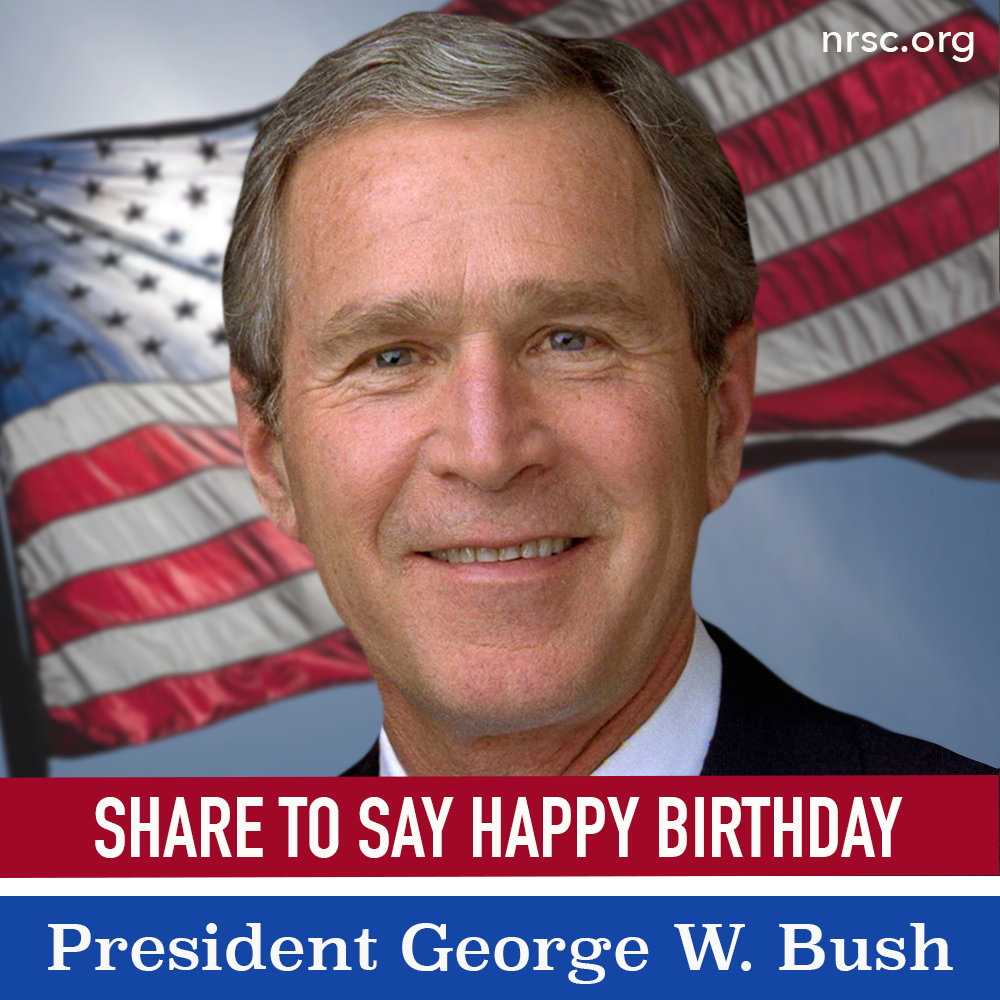 To say Happy 69th Birthday to George W. Bush! 