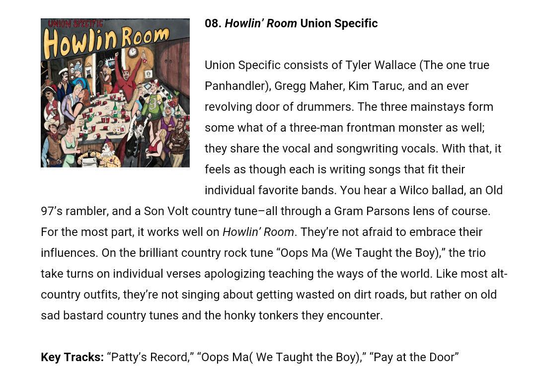 Union_Specific's tweet image. Thanks so much @Newslang for taking a listen to #HowlinRoom Sincerely, #theonetruepanhandler ;) @breakstrings
