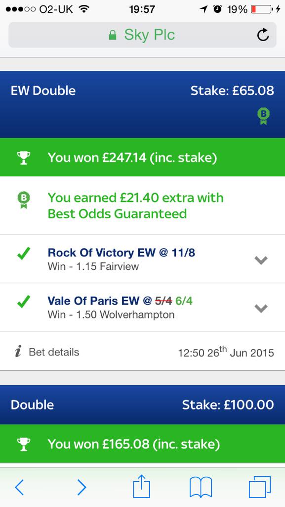 442_tips's tweet image. Think @SkyBet are upset that I've bashed them for the last week!!!