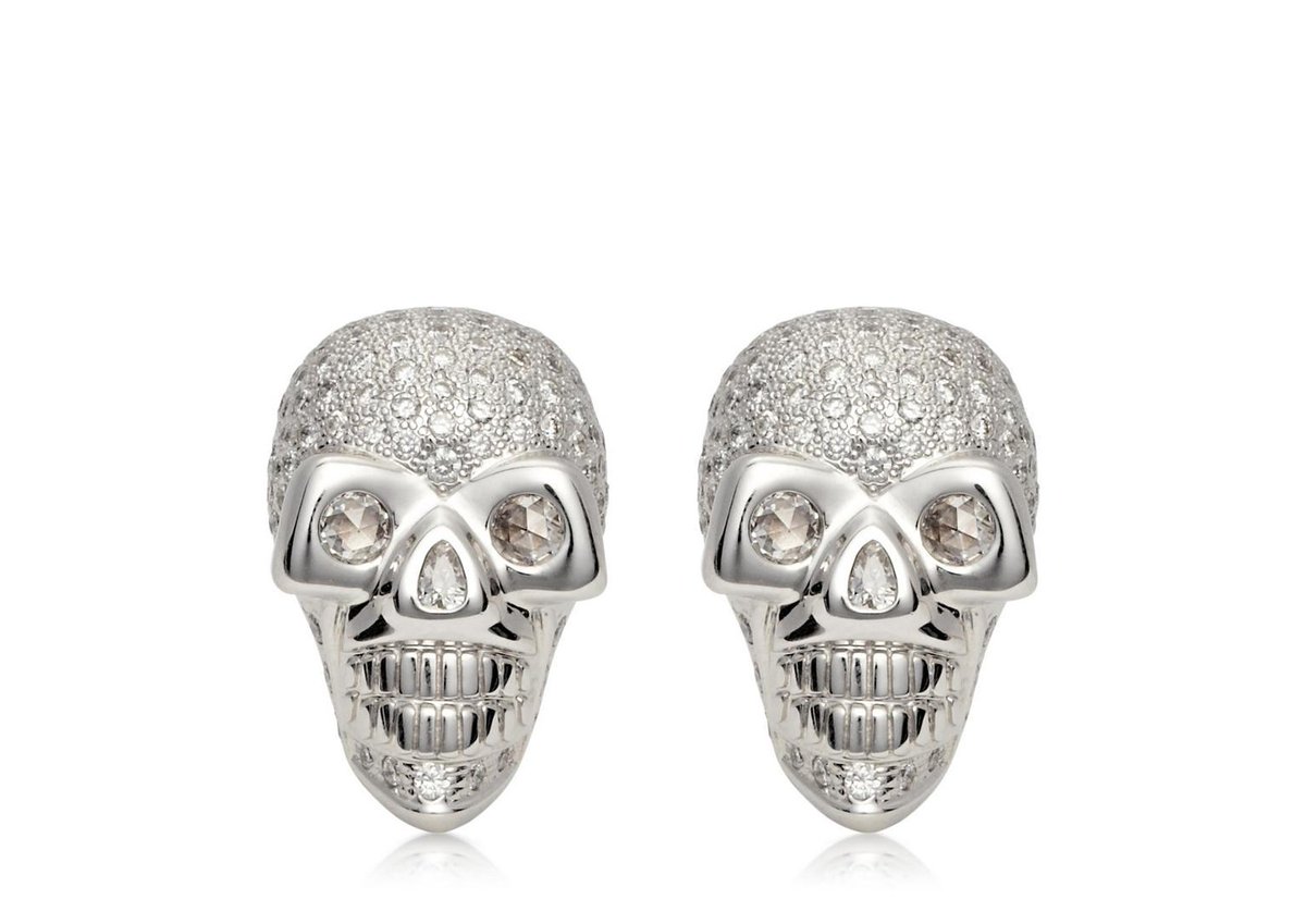 Tom Ford's Diamond Skull Cufflinks