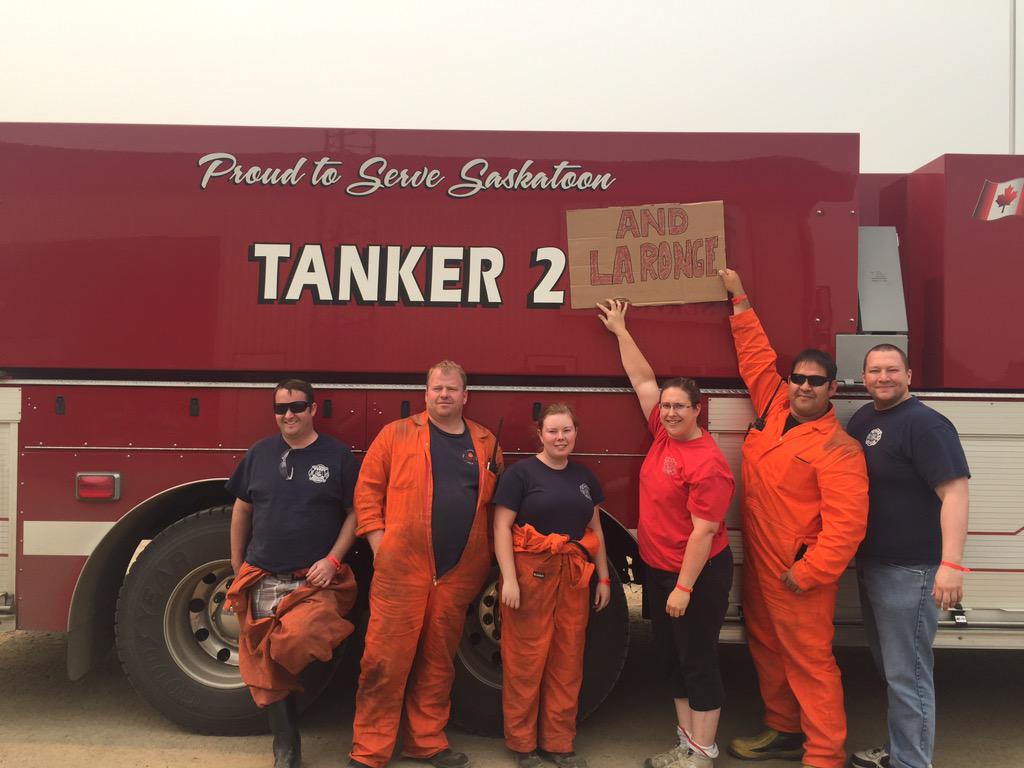 During this stressful time there is always time for a good laugh. #skfires <a href="/SaskatoonFire/">Saskatoon Fire Department</a>