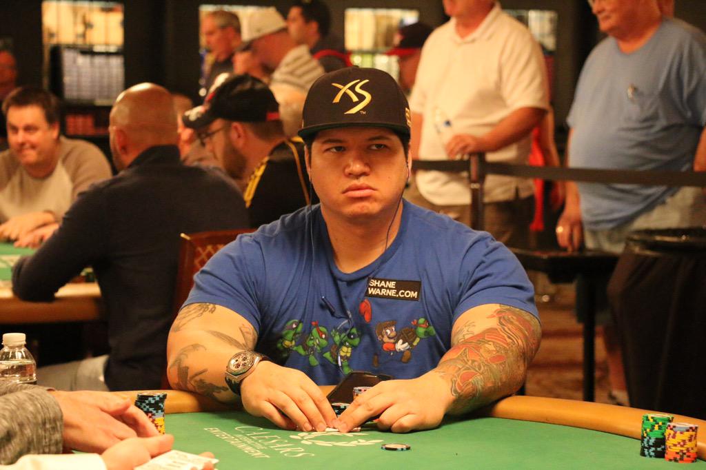 ShaneWarne's tweet image. Good luck to my buddy @JayFarber today !!!! Smash em champion #WSOP2015