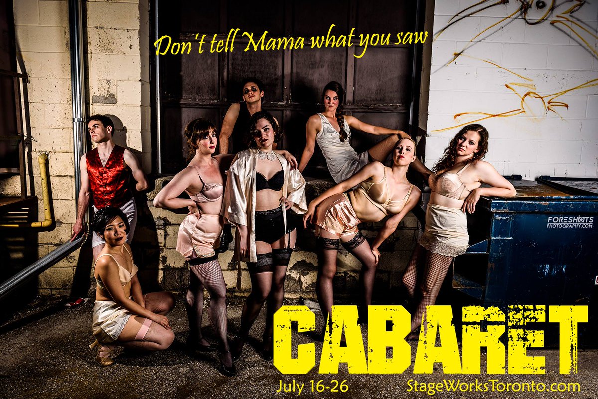 StageWorksTO's tweet photo. Psst! Don't Tell Mama, but #SWCabaret opens next week! Tickets at http://t.co/Kx0A0ajqWw July 16-26 #TOTheatre http://t.co/vVC45MklFG
