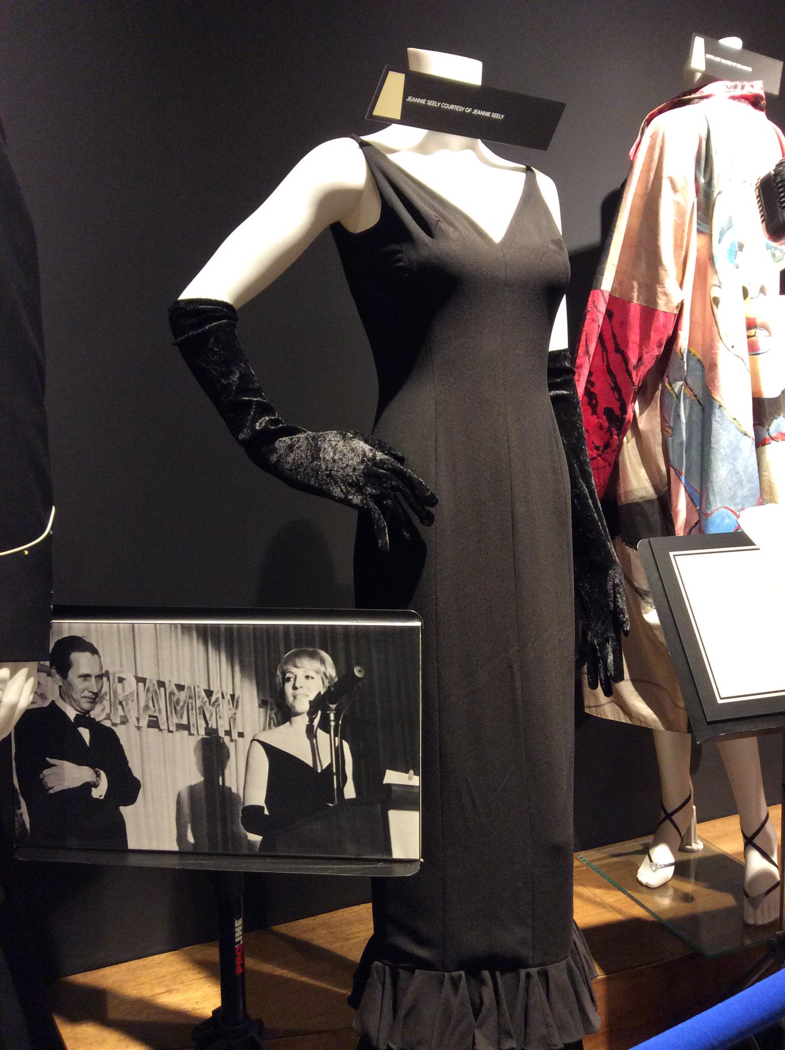 \"Honored to have on display [@ MHFM] the black dress I wore at the 9th - Jeannie Seely. Happy birthday! 