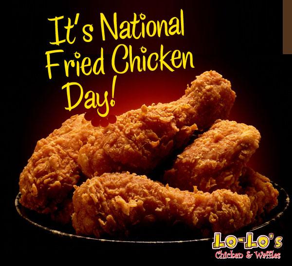 #NationalFriedChickenDay - come and getcha sum!