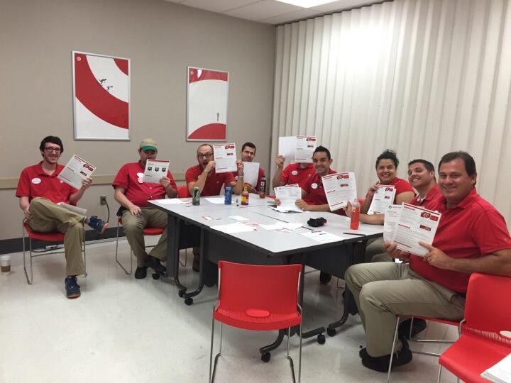 sara_stjean's tweet photo. T2363 rocking out #ChipandPin training of their leadership team! #GuestExperience @AmyModglin @320Reed @karabro6 http://t.co/SrBBCEiNdR
