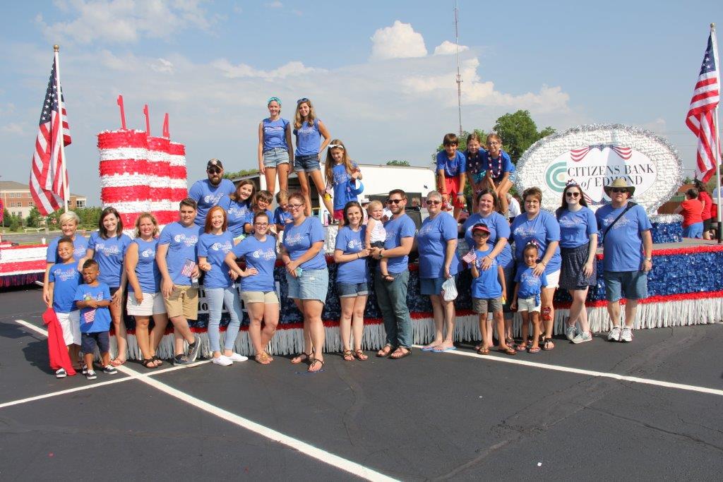 Here's our team before the <a href="/LibertyFest/">LibertyFest</a> parade! Thanks for all those who came out! Can't wait till next year!