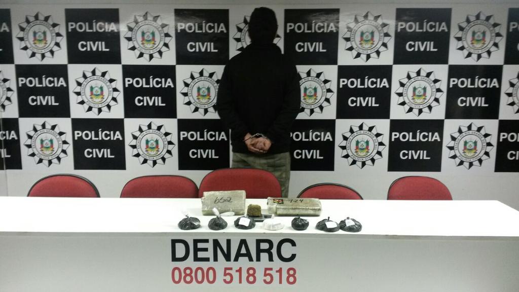 DenarcRS's tweet photo. Ação da #4DIN #Denarc, à tarde, com prisão de traficante na Morretes c/ Sertório: 1,42kg maconha e 675gr cocaína http://t.co/AeVh5yxrFo
