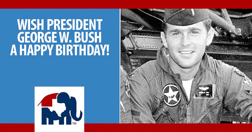 Sign the card to wish George W. Bush a happy birthday!!  